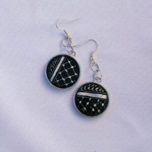 Black x Silver Circles