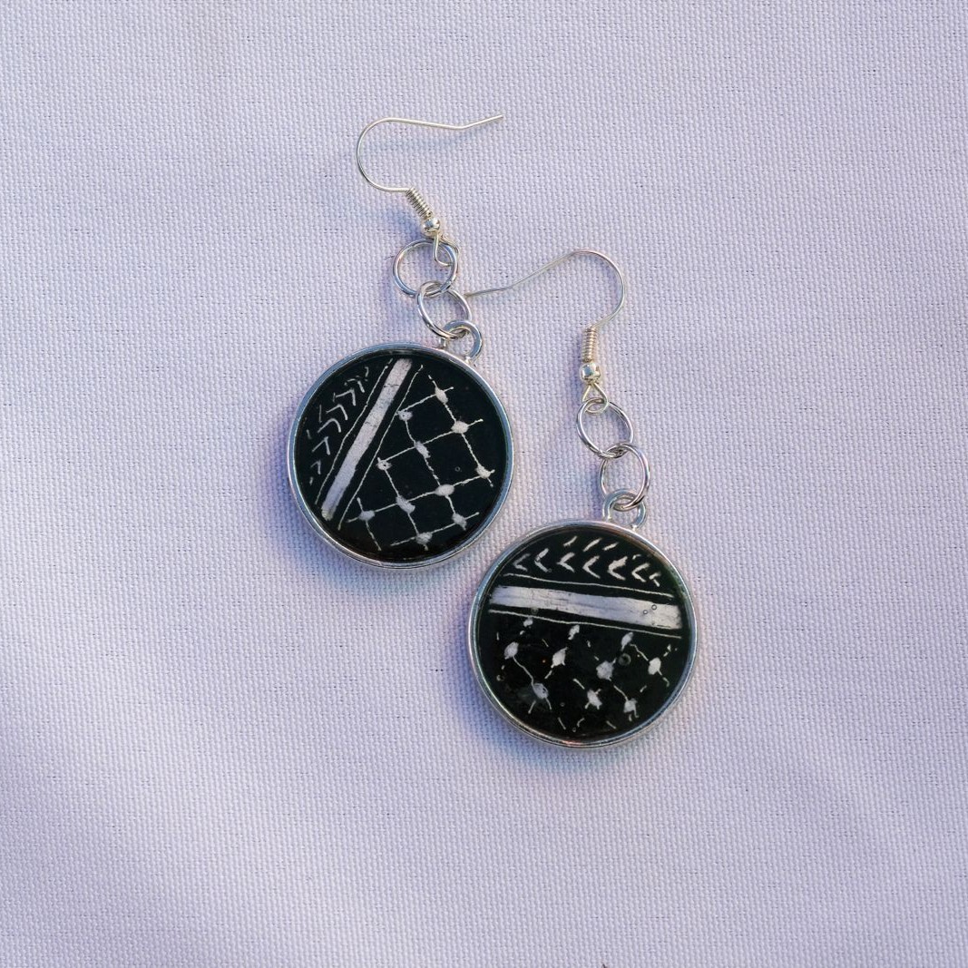 Black x Silver Circles