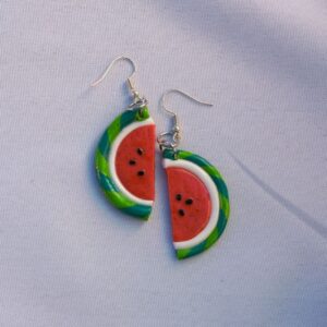 Watermelon x Vertical Earrings