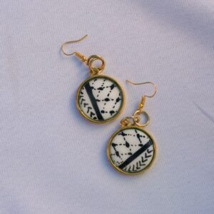 White x Gold Circles